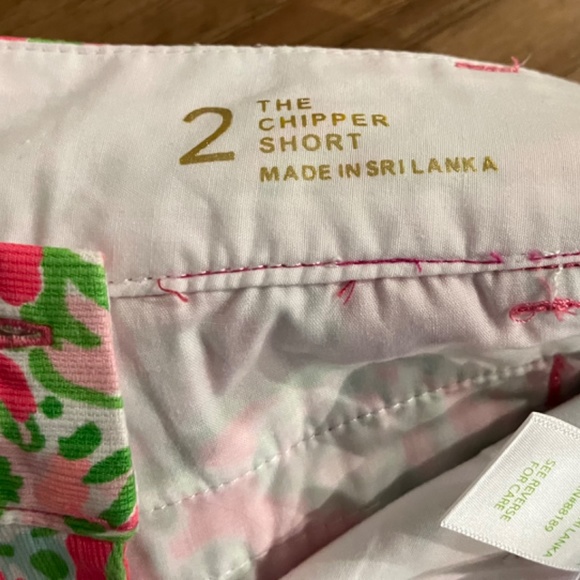 Lilly Pulitzer The Chipper Shorts, Pink Print, Size 2, - Picture 8 of 16
